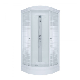 ДК"Стандарт 90*90 Б" ДН4 полосы полукруг глуб.поддон