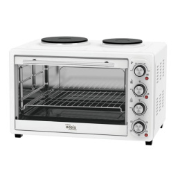 Эл.духовка Oasis M-S/BL35W Белый (35л,2конфорки,конвекция)