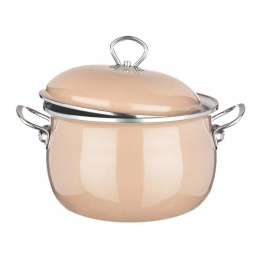 Кастрюля Delux эмалированная 3,9л