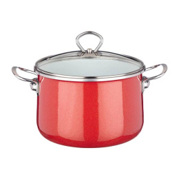 Кастрюля Delux эмалированная 4,1л