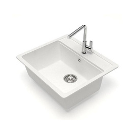Мойка GLANZ J9 (белый) 570*505*200