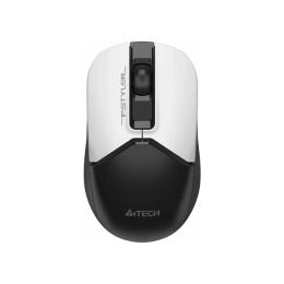 Мышь беспроводная A4Tech Fstyler FG12 белый/черный, 1200 dpi, радиоканал, USB, кнопки - 3