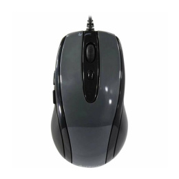 Мышь проводная A4Tech N-708X серый глянец/черный, 1600 dpi, USB,
кнопки - 6 <N-708X (-1)>
