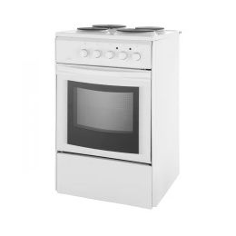 Плита Flama AE 14026 W Бевый электро 4комф.