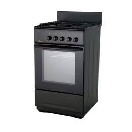 Плита Flama AG 14017 AT Черный, газ, 4комф.