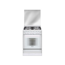 Плита Гефест 6300-02 0040 Белый, Газовая, крышка стекло,таймер