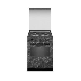 Плита Гефест 6300-03 0053 Черный мрамор, Газовая
