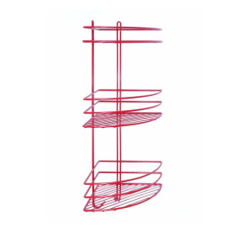 Полка  3 яруса прямая  8217-3  красная СТК