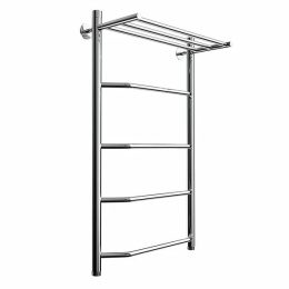 полотенцесушитель ZOX ЛЦ 80*50 1* ПОЛКА 5 (ДУГА) трапеция ниж. подкл. П