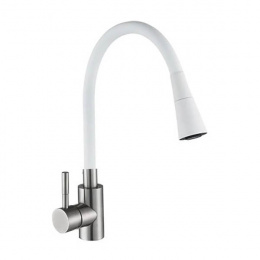 Смеситель Антей 572571 Мармелад белый нерж. 1/10