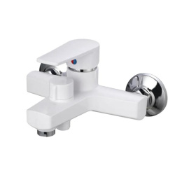 Смеситель PL6-009E для ванны (пластик) БЕЛЫЙ РМС