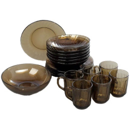 Столовый набор 19пр Elica дымка