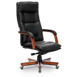 Стул-кресло Бюрократ T-9927 Walnut Black