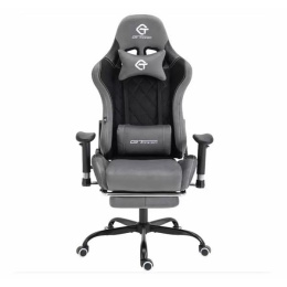 Стул-кресло GT Racer (бежевый-серый) (309)