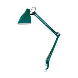 светильник наст.KD335 Camelion C24 изумрудный (струбцина)