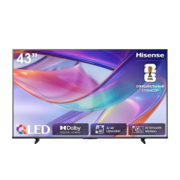 TV Hisense 43E7S QLED 4K UHD SMART(VIDAA) Wi-Fi