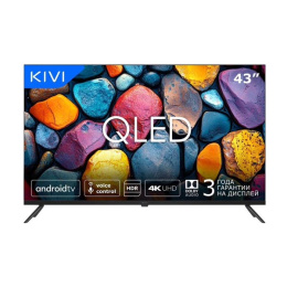 TV KIVI M43UD75B QLED 4K UHD Android TV