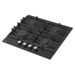 Вар.поверхность Oasis P-GEB Черный;Стекло;,4 комф;Решетка чугун;