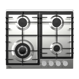 Вар.поверхность Oasis P-MSR Нержавейка;WOK-конфорка,Эмаль;4 комф;Решетка чугун;