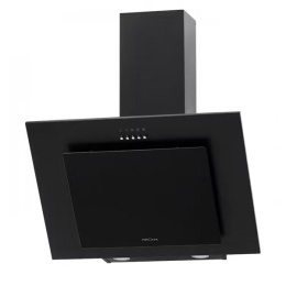 Вытяжка Krona FIONA E 600 BLACK PB Черный (наклонная) (890м3/ч)