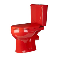 Унитаз-компакт (Ст.Оскол)"Ирида" красный  П