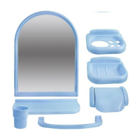 Зеркало  ЕЛЕНА 6предм.(синий)