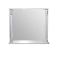 Зеркало  "Людвиг-80"  патина серебро